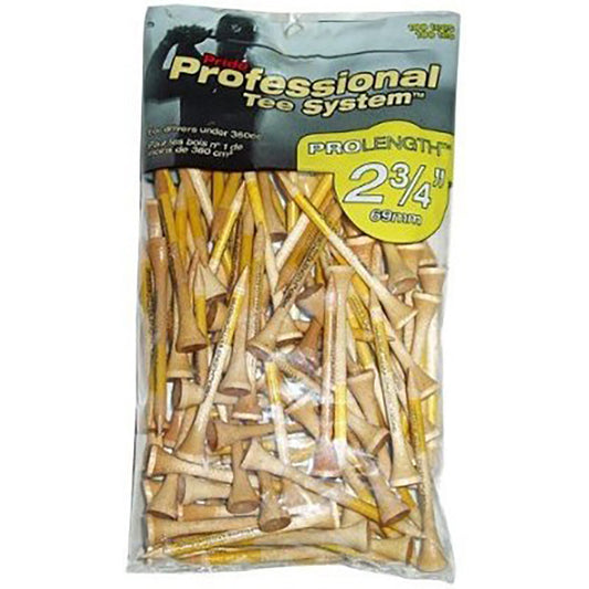 100 Pride Professional Tee System ProLength 2 3/4" Golf Tees