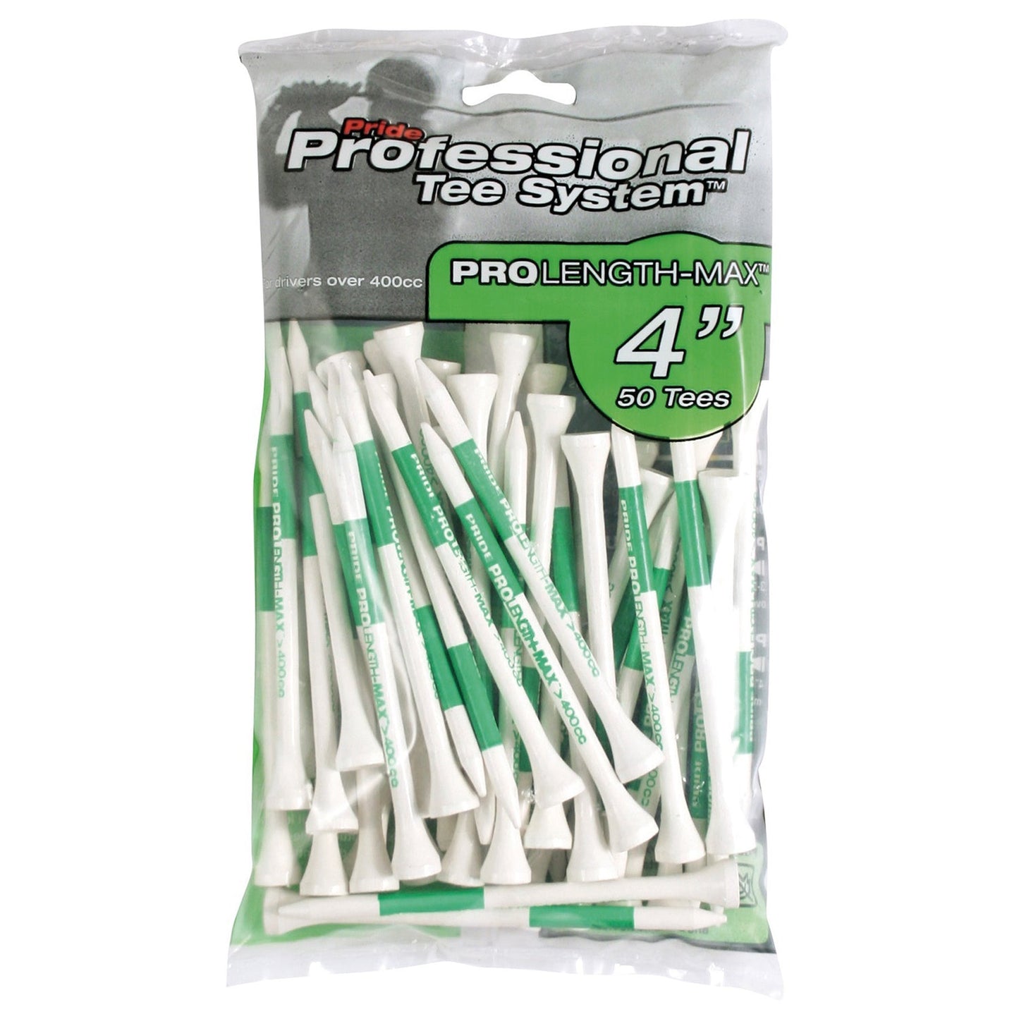50 Pride Professional Tee System ProLength 4" Golf Tees