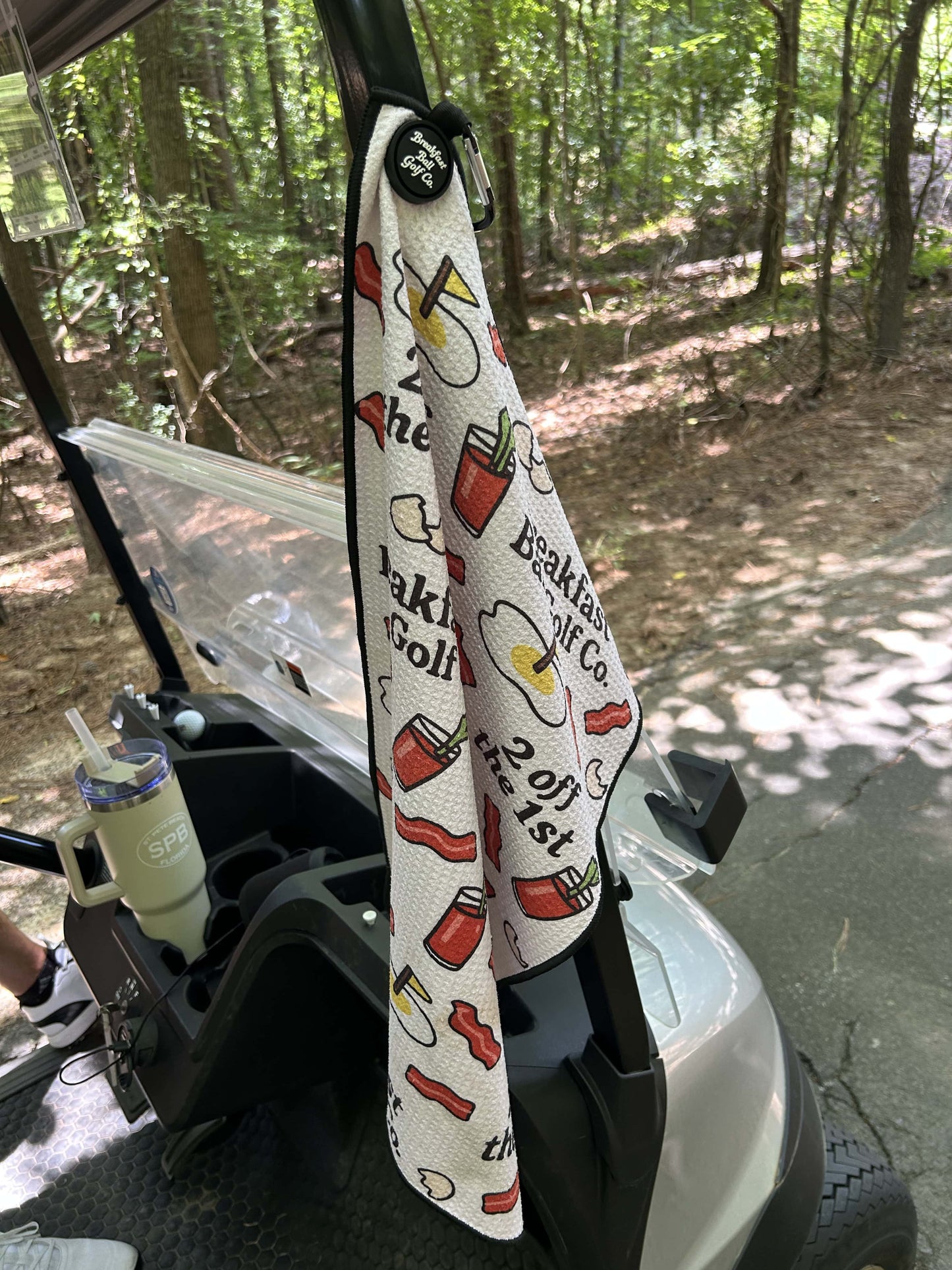 Breakfast Ball Magnetic Golf Towel