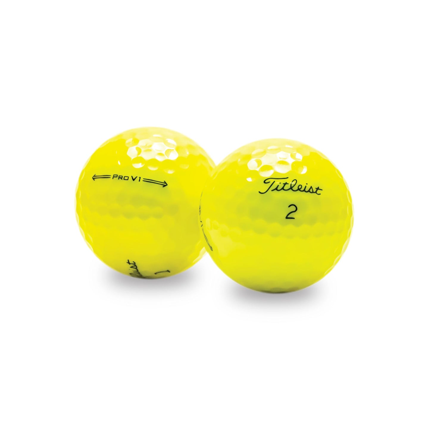 Used Titleist 2021 Pro V1x Yellow Golf Balls - 1 Dozen