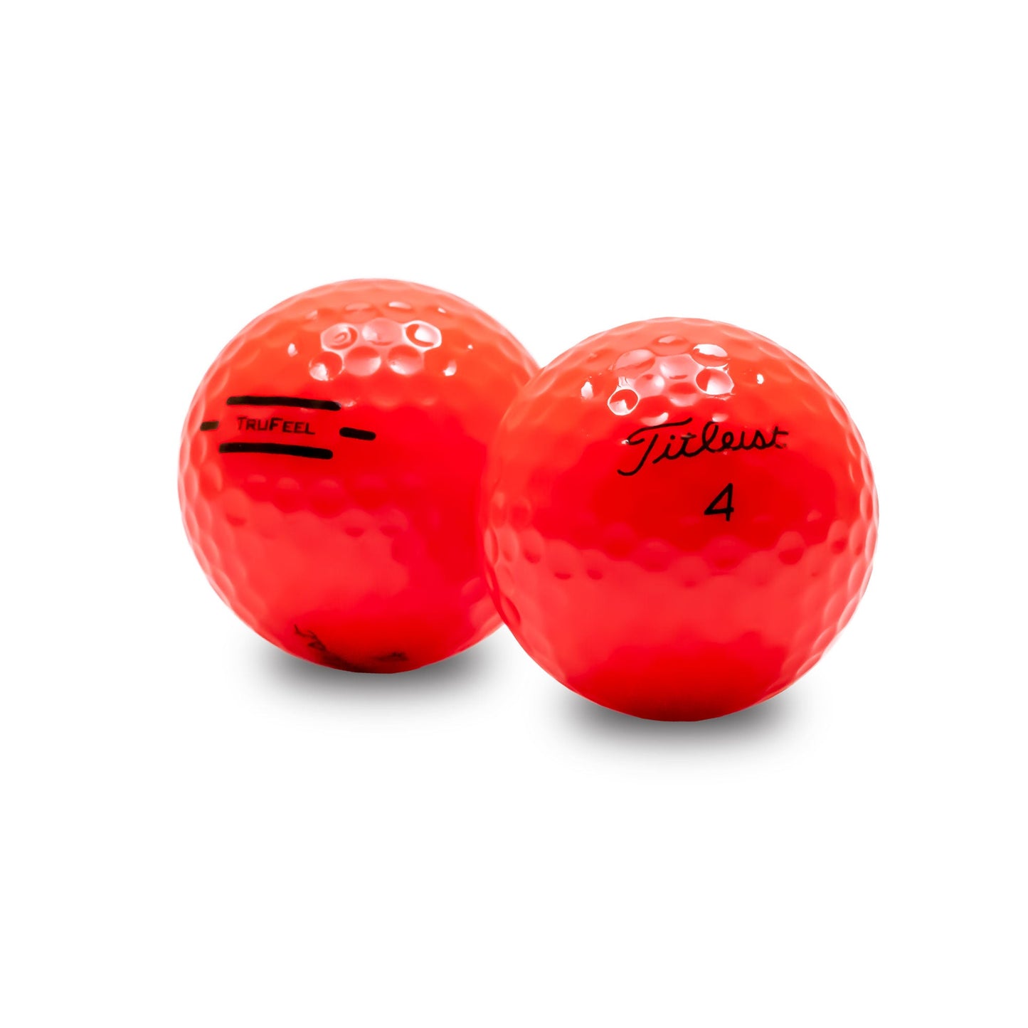 Used Titleist TruFeel Red Golf Balls - 1 Dozen