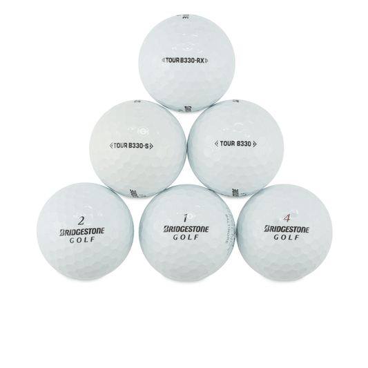 Bridgestone Assorted Tour Models Grade AAA Recycled Used Golf Balls, White - 60 Count