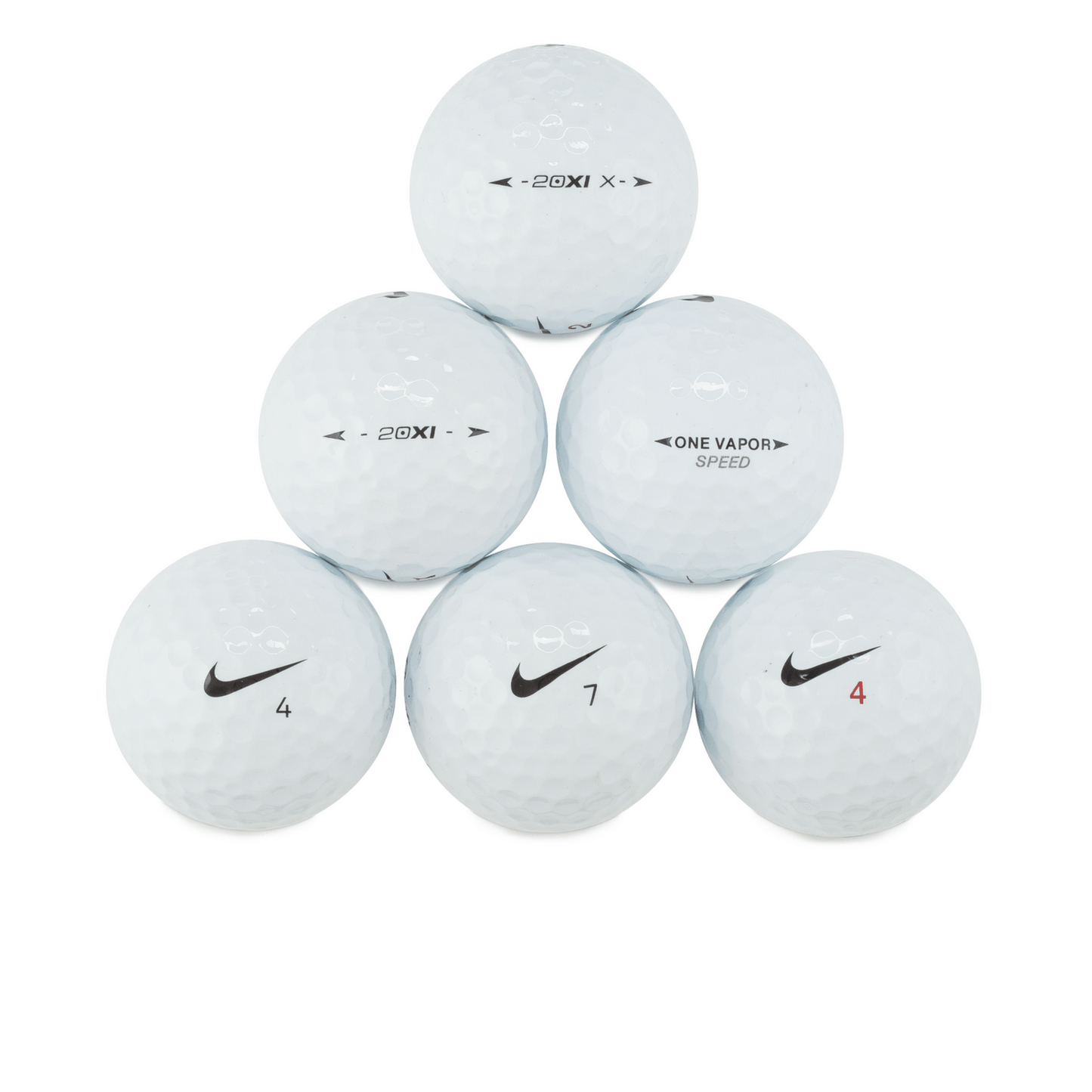 Used Nike 20XI Mix Golf Balls - 1 Dozen