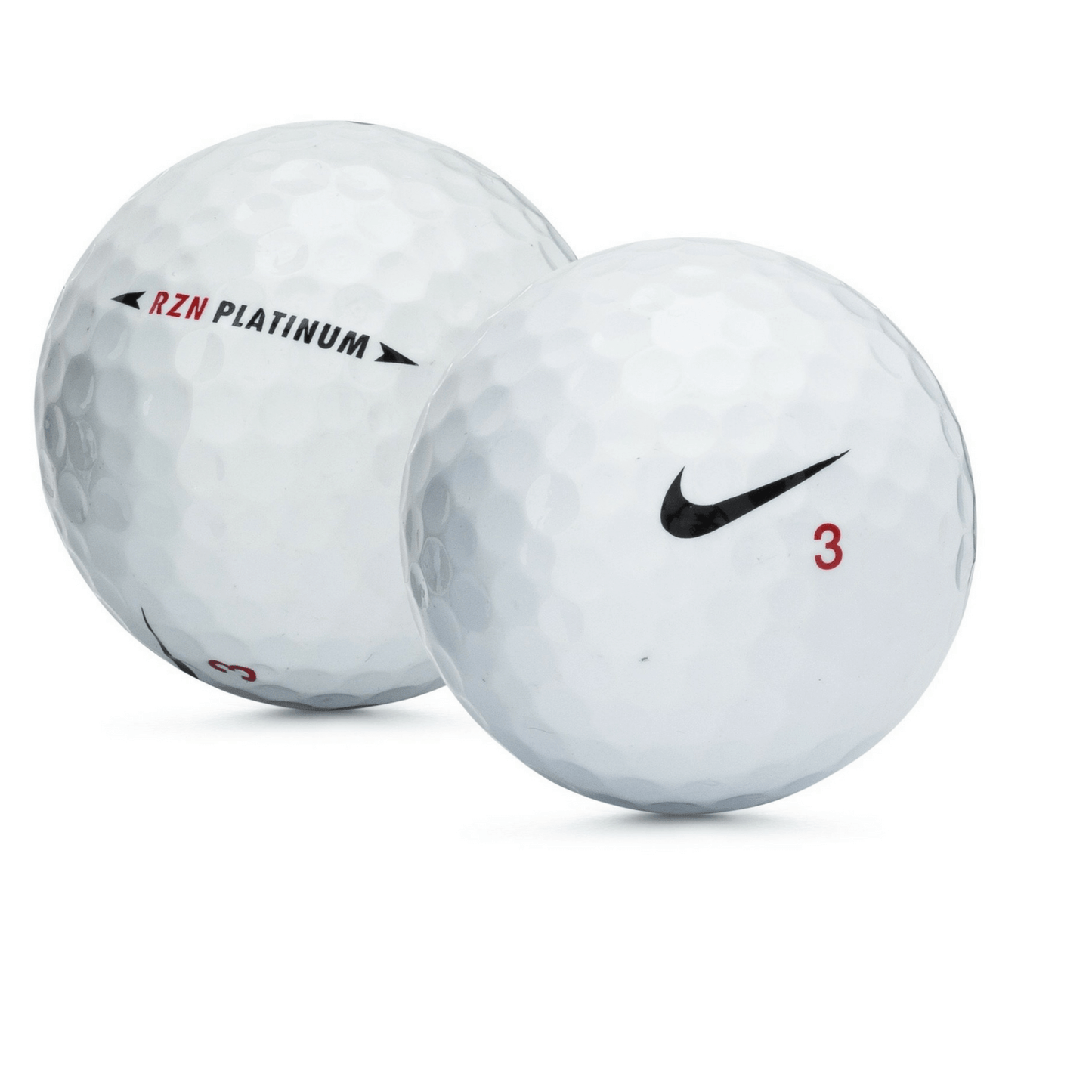 Used Nike RZN Platinum Golf Balls - 1 Dozen