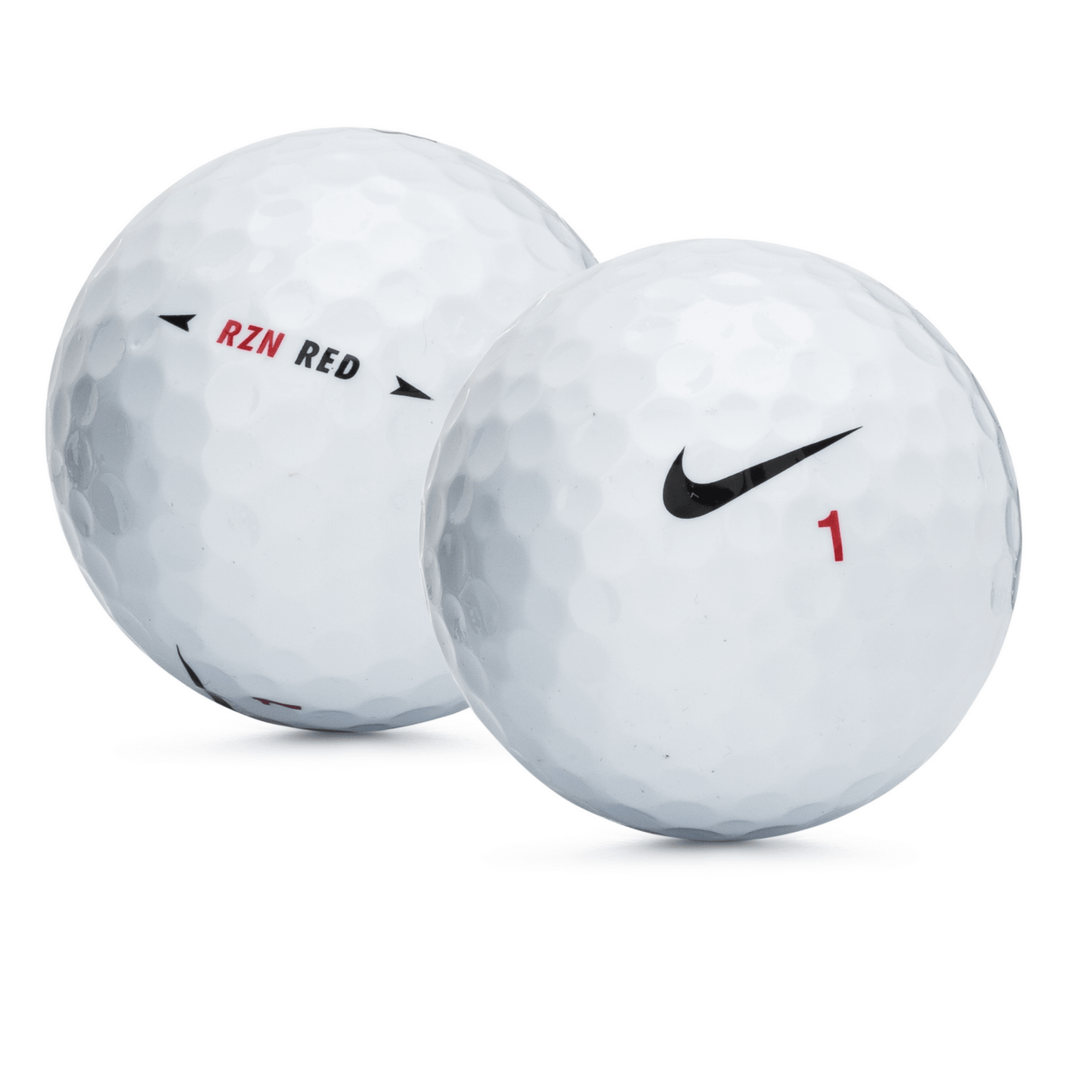Used Nike RZN Red Golf Balls - 1 Dozen