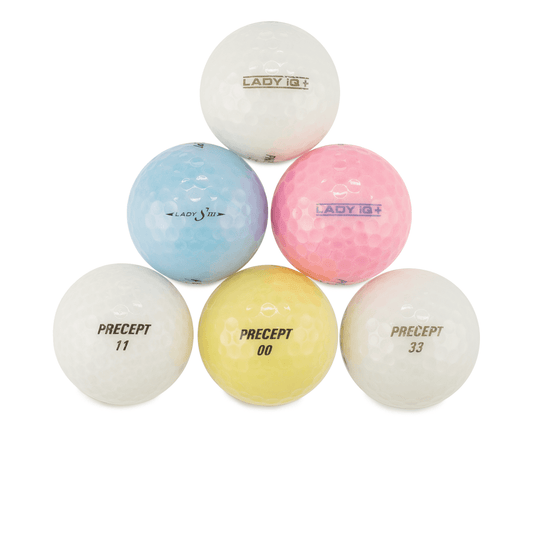 Used Precept Color Mix Golf Balls - 1 Dozen