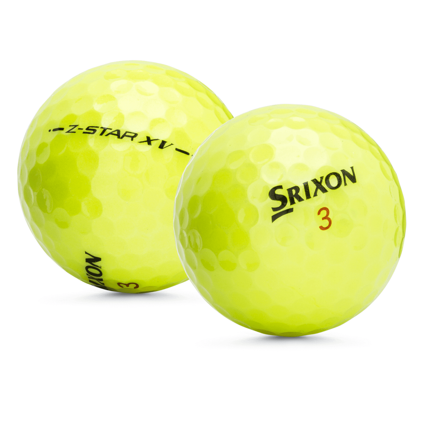 Used Srixon Z-Star XV Yellow Golf Balls - 1 Dozen