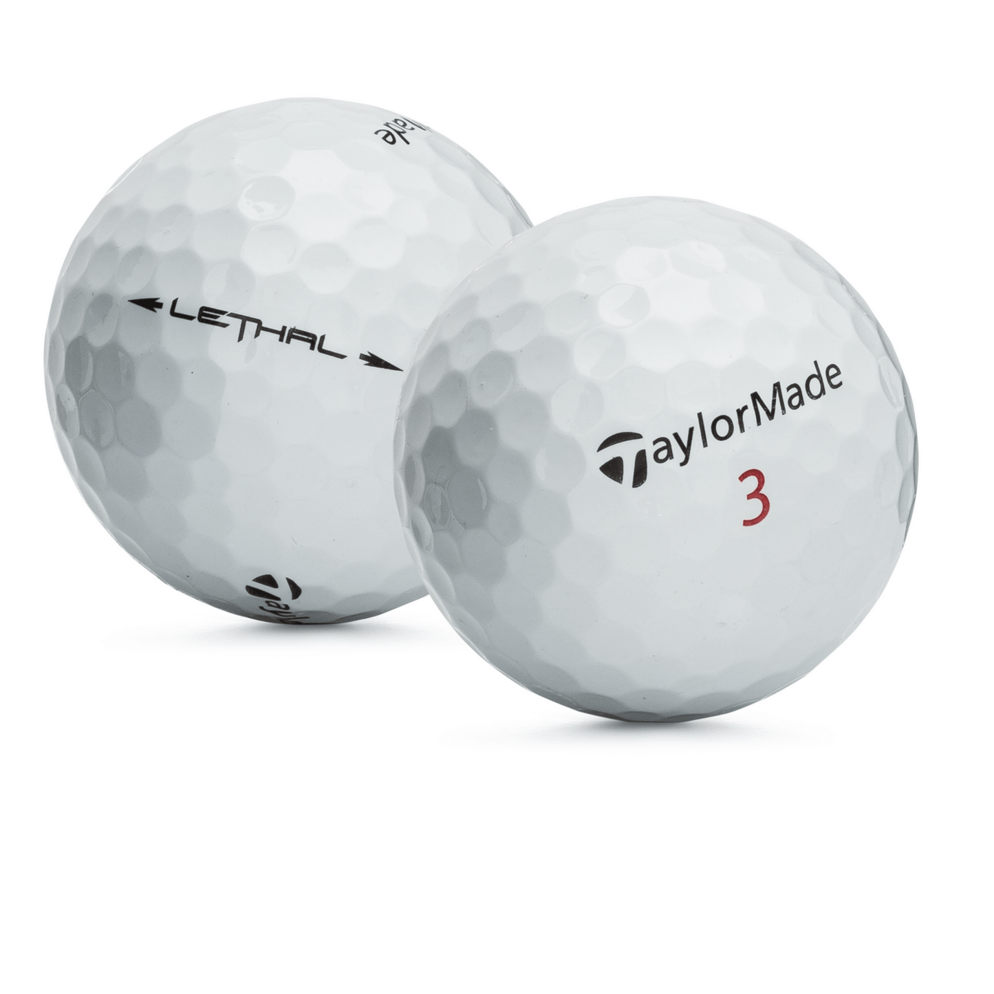 Used TaylorMade Lethal Golf Balls - 1 Dozen