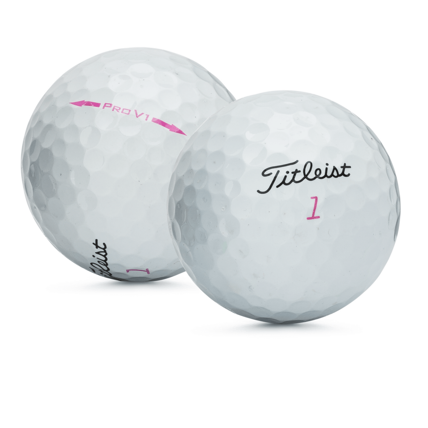 Used Titleist Pro V1 Limited Edition Pink Golf Balls - 1 Dozen