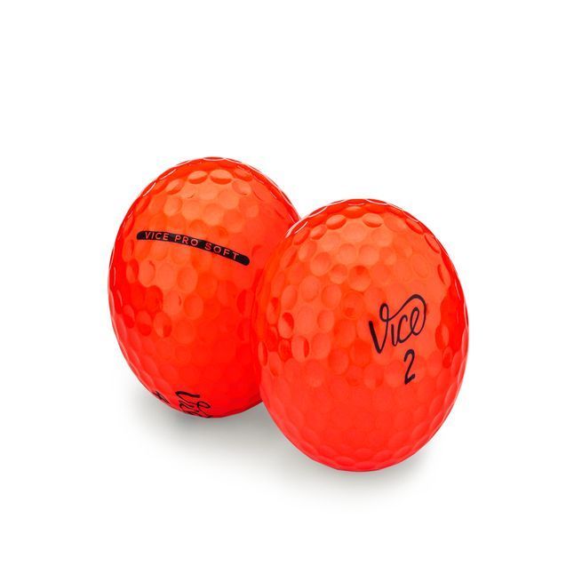 Used Vice Pink Mix Golf Balls - 1 Dozen