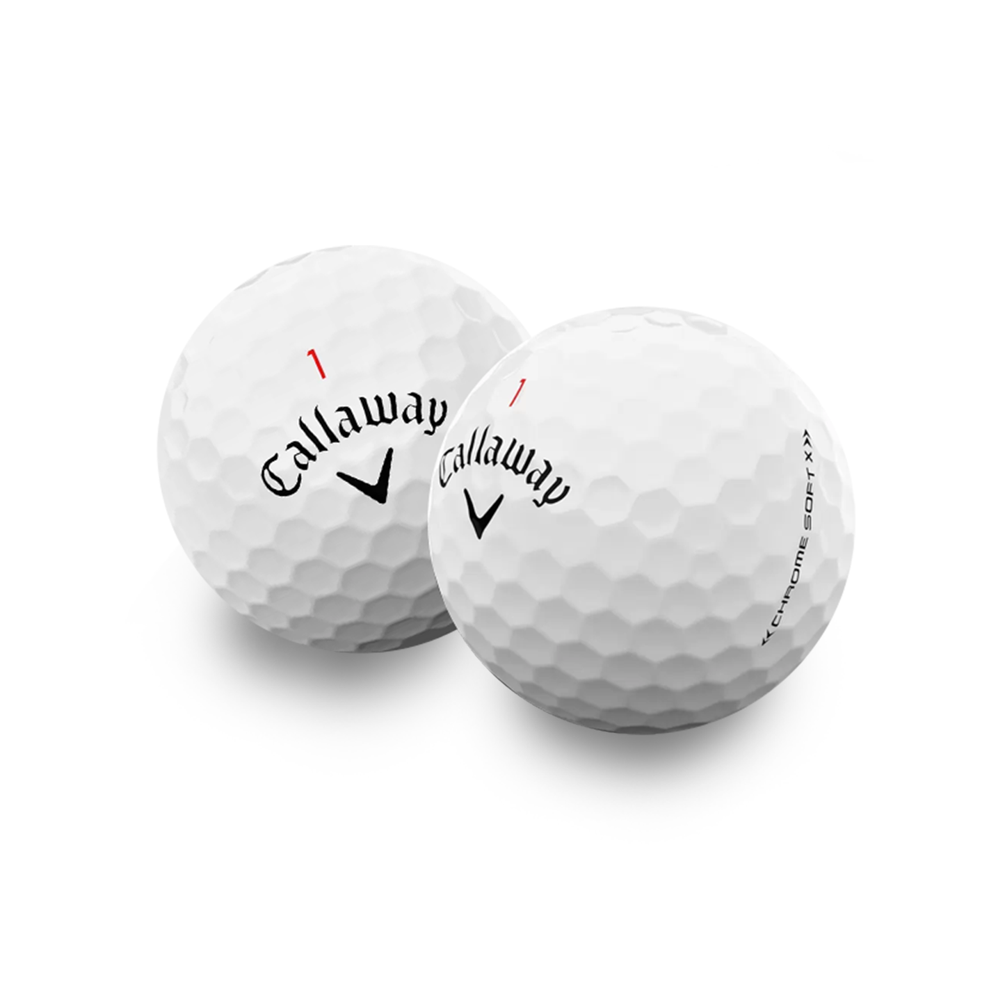 Used Callaway Chromesoft X Golf Balls - 1 Dozen