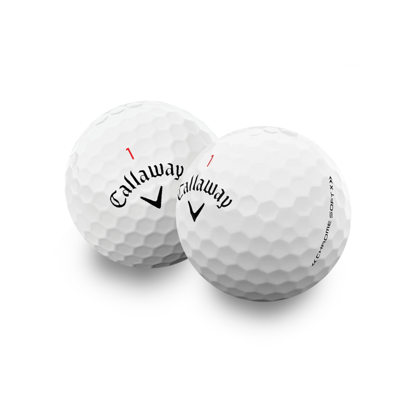 Used Callaway Chromesoft X Golf Balls - 1 Dozen