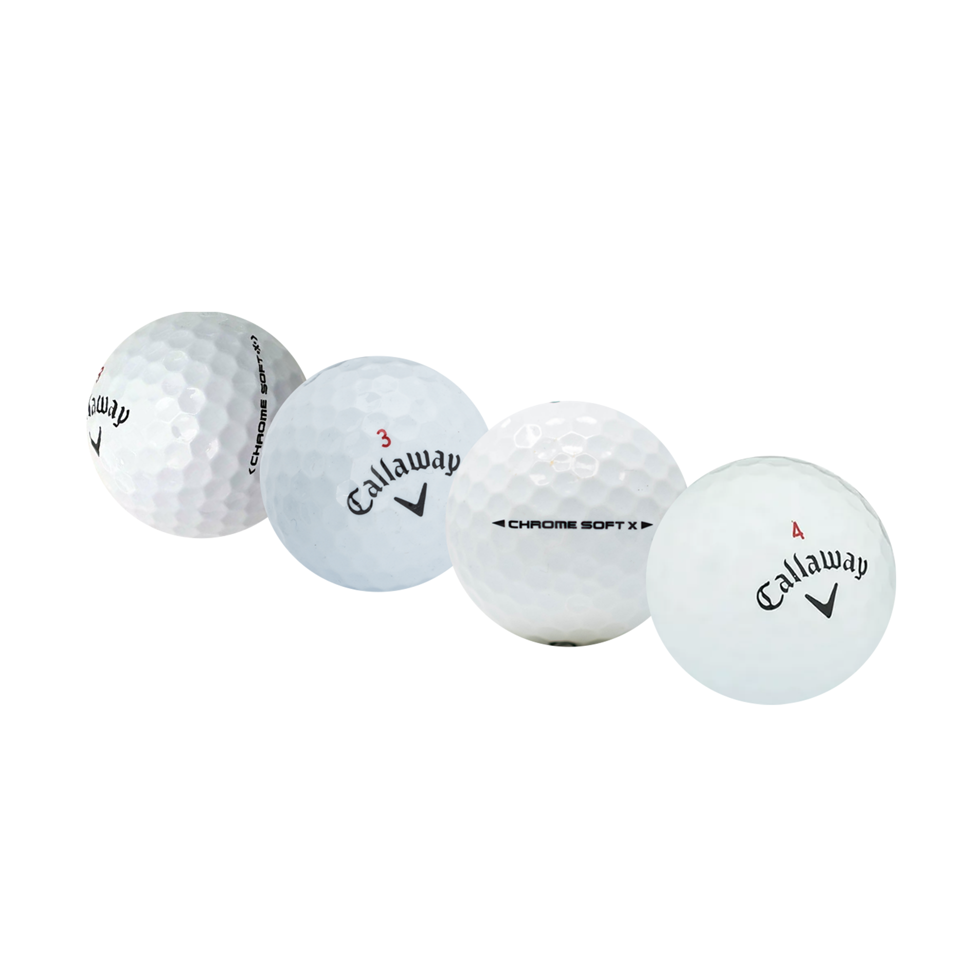 Callaway Chromesoft X Tour Mix Golf Balls - used golf balls by Callaway