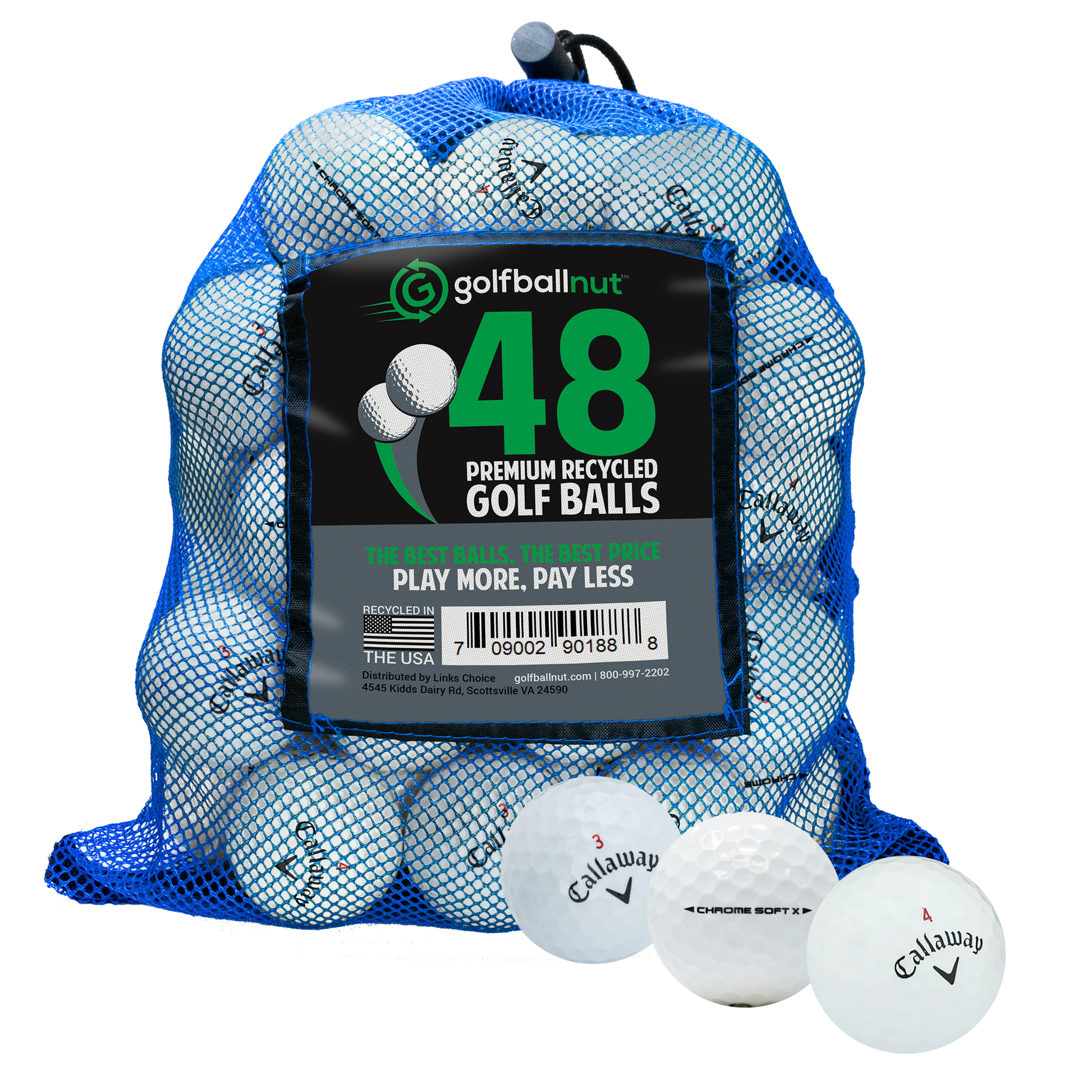 Callaway Chromesoft X Tour Mix Golf Balls - practice golf balls by Callaway