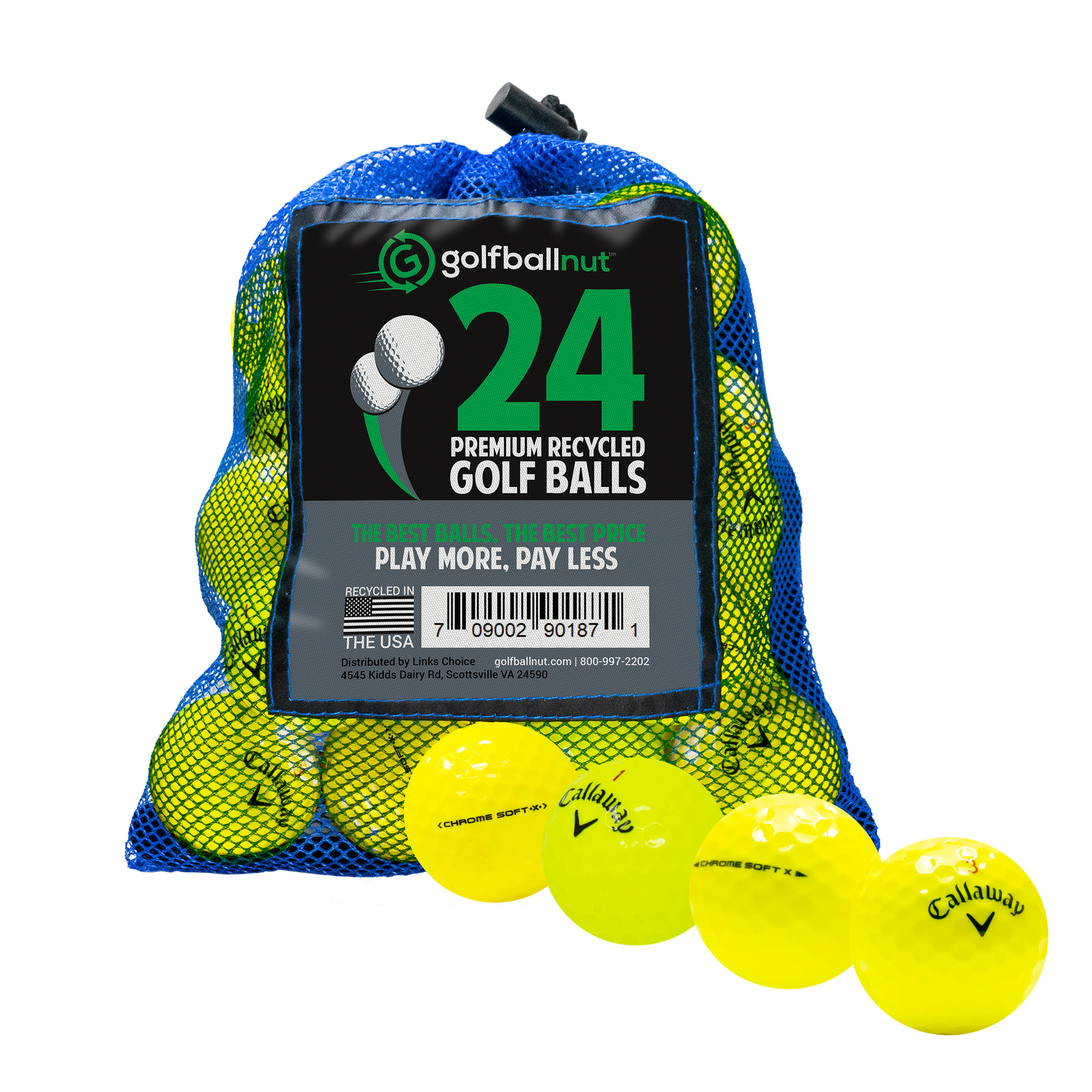 Callaway Chromesoft X Tour Mix Golf Balls - golf gifts for men by Callaway