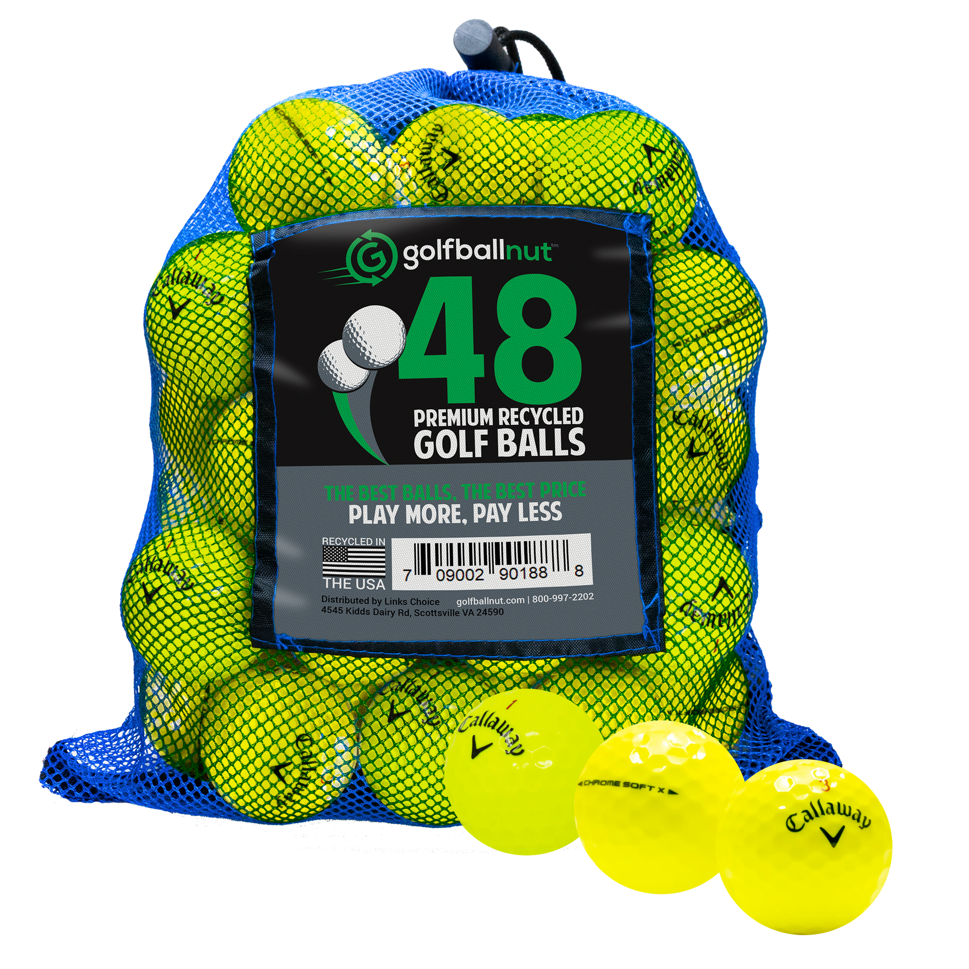 Callaway Chromesoft X Tour Mix Golf Balls - used golf balls by Callaway
