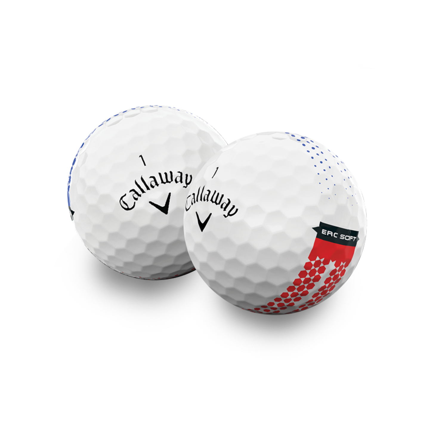 Used Callaway ERC Soft Fade Golf Balls - 1 Dozen