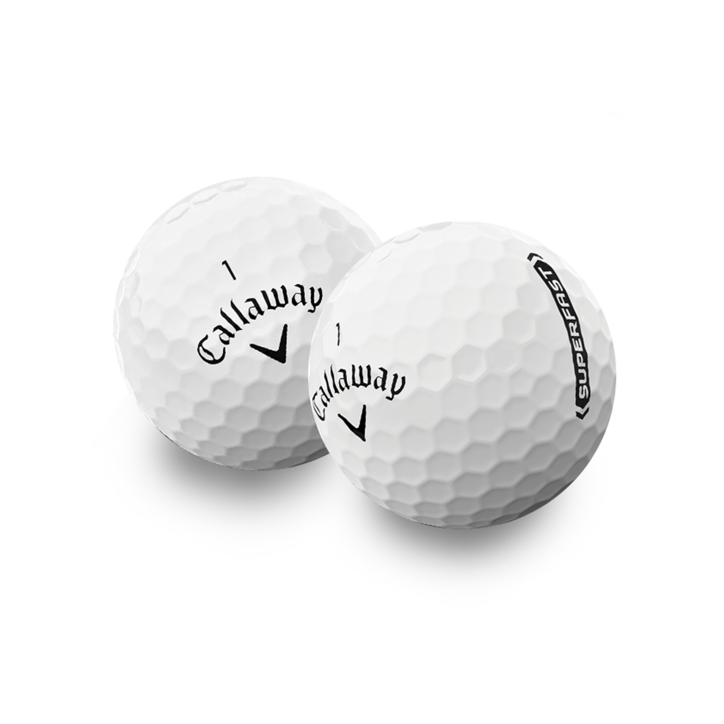 Used Callaway Super Fast Golf Balls - 1 Dozen