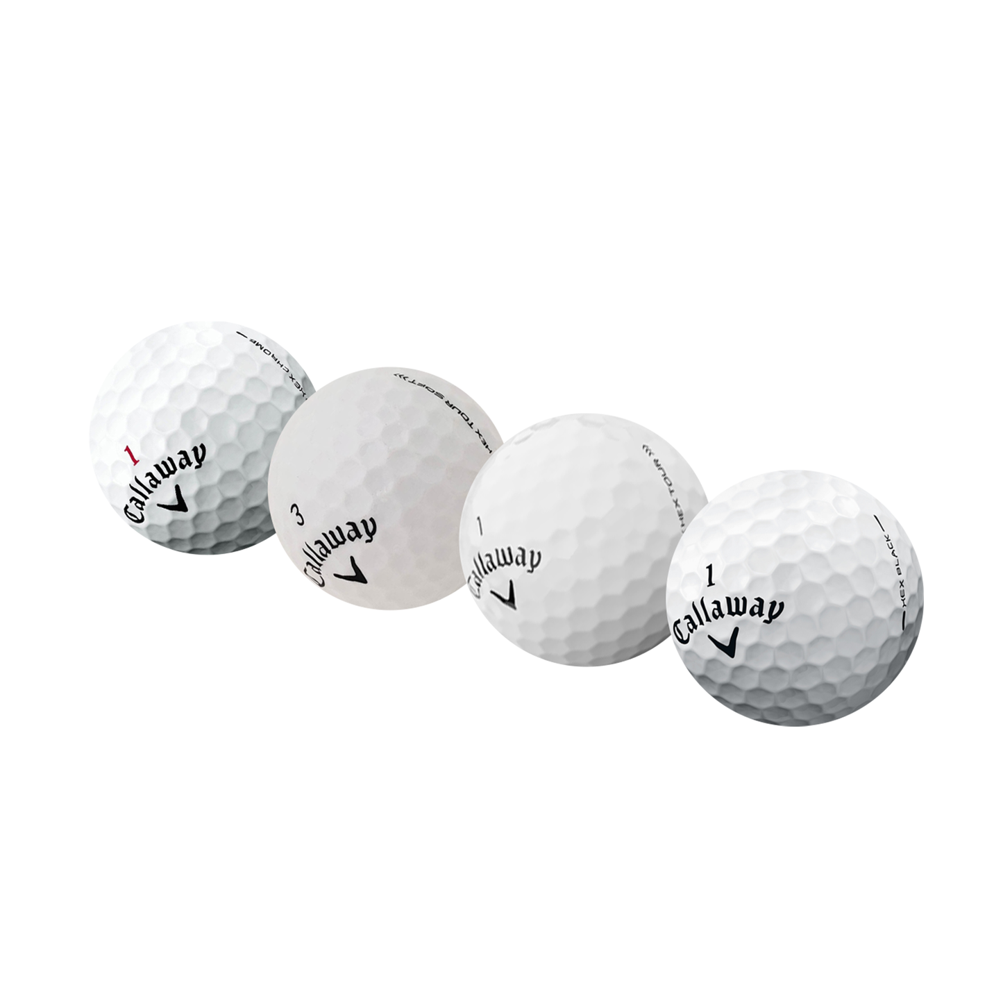 Used Callaway Tour Mix Golf Balls - 1 Dozen