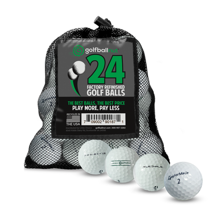 Factory Refinished Taylormade Tour Mix Golf Balls - Bulk Mesh Bags