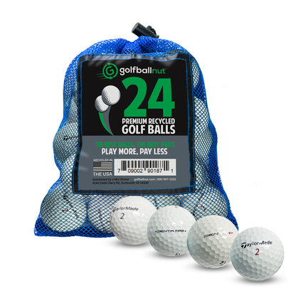 TaylorMade TP Penta Mix - Select Used Golf Balls in Bulk Mesh Bags