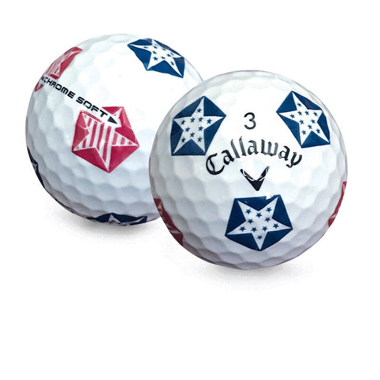 Used 2019 Callaway Chrome Soft Truvis USA Golf Balls - 1 Dozen
