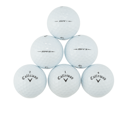 Used Callaway SR Series Golf Balls - 1 Dozen