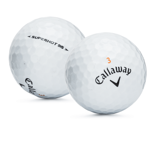 Used Callaway Superhot 55 Golf Balls - 1 Dozen