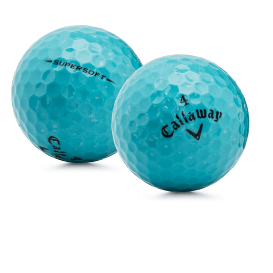 Used Callaway Supersoft Blue Golf Balls - 1 Dozen
