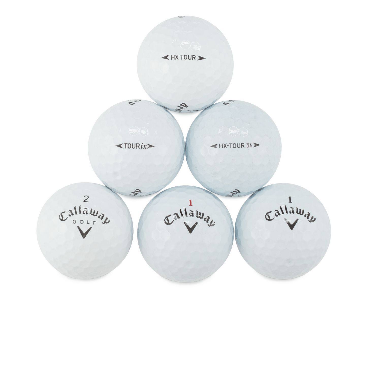 Used Callaway Tour Series Golf Balls - 1 Dozen