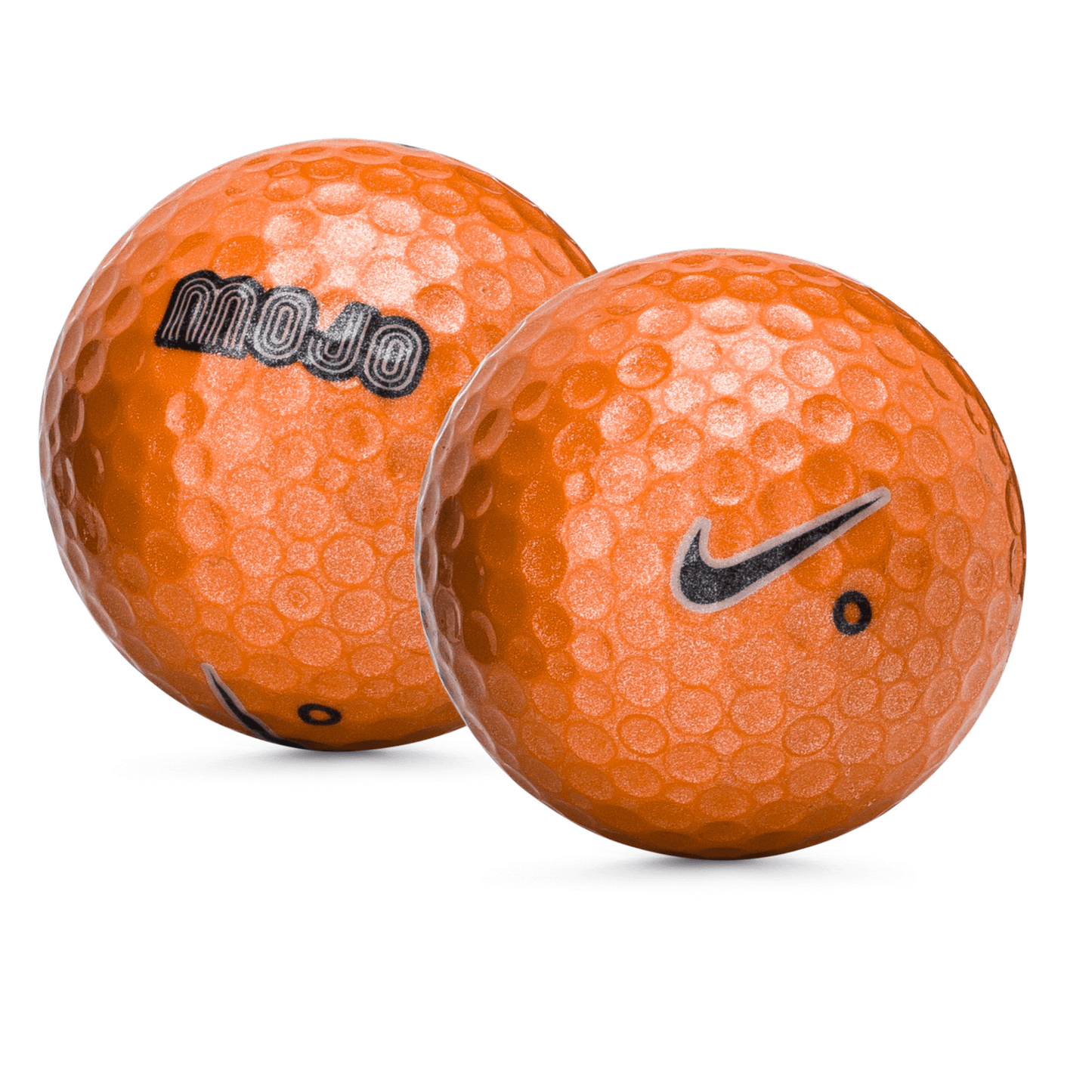 Used Nike Karma Mojo Orange Golf Balls - 1 Dozen